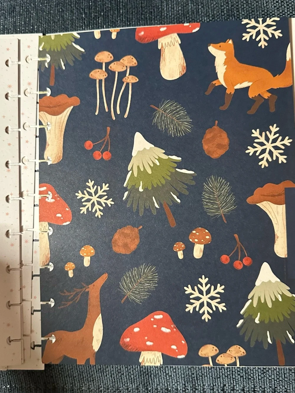 Happy Planner Red & Green Woodland Seasons Holiday Extension